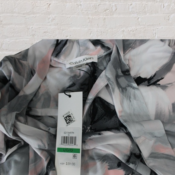 Calvin Klein Floral Blouse - Picture 6 of 6